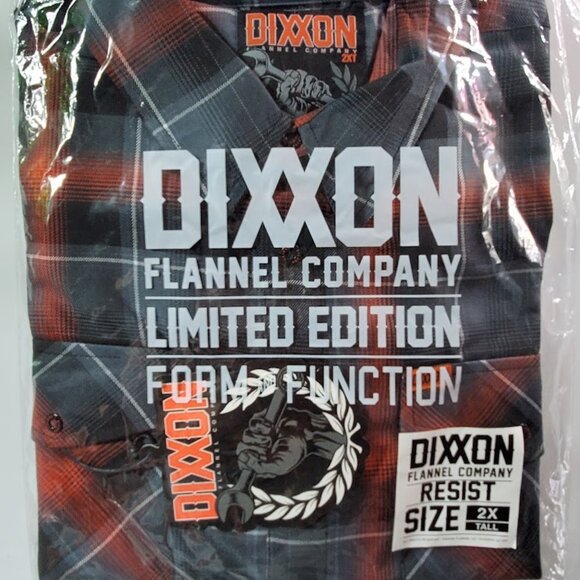 DIXXON Flannel RESIST Limited Edition Flannel Shirt - Men's 2XL Tall - Picture 8 of 10